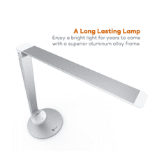 TaoTronics Minimalistička LED stolna lampa srebrna TT-DL19