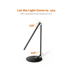 TaoTronics Minimalistička LED stolna lampa crna TT-DL19