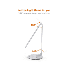 TaoTronics Minimalistička LED stolna lampa srebrna TT-DL19