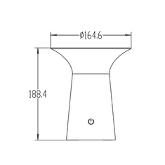 Asalite LED solarna stolna svjetiljka IP65 5W 3000K (120 lumena)