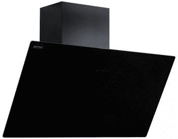 MPM Kuhinjska kapuljača 90-OVS-24 zid, Inox, staklo, crno