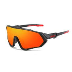 Dubery Falcon 2 biciklističke zaočale, Red / Black