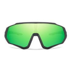 Dubery Falcon 4 biciklističke zaočale, Green / Black