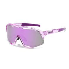 Dubery Flash 7 biciklističke zaočale, Purple / Gray
