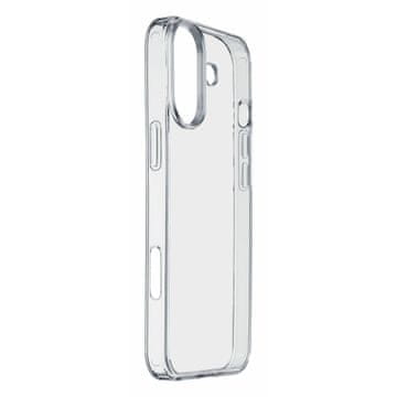 CellularLine Prozirna čvrsta maskica za iPhone 16 Plus, prozirna (CLEARDUOIPH16MAXT)