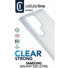 CellularLine Prozirna jaka maskica za Galaxy S25 Ultra, prozirna (CLEARDUOGALS25UT)