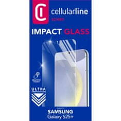 CellularLine Zaštitno staklo otporno na udarce za Galaxy S25 Plus (TEMPGLASSGALS25PL)