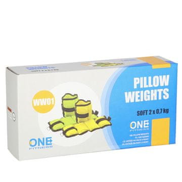 ONE Fitness WW01 UTEGOVI ZA JASTUKE 2 x 0,7 KG (zeleni)