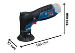 BOSCH Professional akumulatorska ekscentrična orbitalna brusilica GEX 12V-77 Solo (06019L2100)