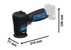 BOSCH Professional Bežična rotacijska polirka GPO 12V-77 Solo (06019L3000)