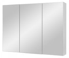 Astor Astor Ida viseća kupaonska polica ormarić bijela, bijeli sjaj, s ogledalom, 80 cm