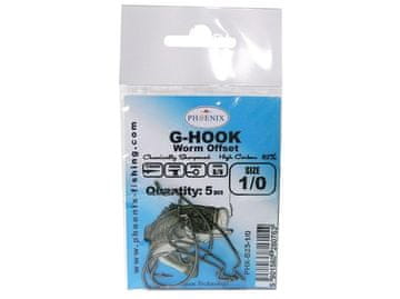PHOENIX OFFSET G-HOOK UDICE - #1/0 - KEMIJSKI NAOŠTRENE - PHX-B23-1/0 - 5 kom.