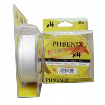 PHOENIX pletenica x4 okrugla BIJELA 0,04 - 150 m