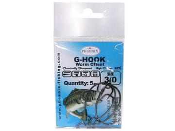 PHOENIX OFFSET G-HOOK UDICE - #3/0 - KEMIJSKI NAOŠTRENE - PHX-B23-3/0 - 5 kom.
