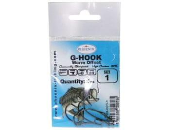 PHOENIX OFFSET G-HOOK UDICE - #1 - KEMIJSKI NAOŠTRENE - PHX-B23-1 - 5 kom.