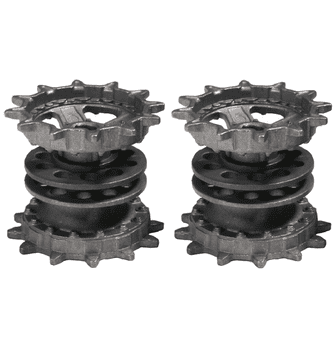 Long TK-MDW3938/3939 SET METALNIH POGONSKIH KOTAČA 3939 - T72 i 3938 - T90