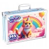 Art Suitcase Kitty set za slikanje u koferu za djecu 145kom, ružičasta