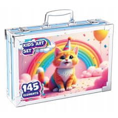 MG Art Suitcase Kitty set za slikanje u koferu za djecu 145kom, ružičasta