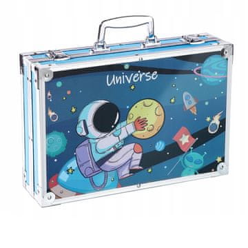 MG Art Suitcase Universe set za slikanje u koferu za djecu 145kom, plava