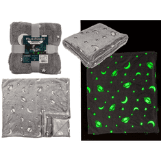 BestDeals Magic Glow deka – Mekana deka Zvjezdano nebo koja svijetli u mraku