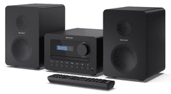 Sharp Tokyo Dab+ zvučni sustav, 40 W, CD, crni (XL-B520D(BK))