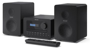 Sharp Tokyo DAB+ Hi-Fi Micro System zvučni sistem, 40W, CD, crn (XL-B520D(BK))