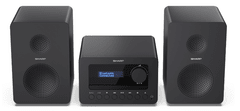 Sharp Tokyo Dab+ zvučni sustav, 40 W, CD, crni (XL-B520D(BK))