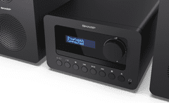 Sharp Tokyo Dab+ zvučni sustav, 40 W, CD, crni (XL-B520D(BK))