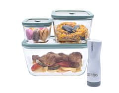 Status Viva set vakuumskih posuda, 4-dijelni, mint (0,5 L, 1,4 L, 2,6 L, BVP50)