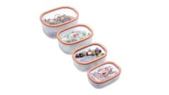 Status Fresco set vakuumskih posuda, 4-dijelni, losos (0,5 L, 0,9 L, 1,4 L, 2,3 L)
