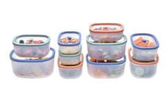 Status Fresco set vakuumskih posuda, 4-dijelni, plavo-lila (0,5 L, 0,9 L, 1,4 L, 2,3 L)
