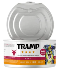 Tramp Pašteta za odrasle pse s govedinom, 16 x 185 g