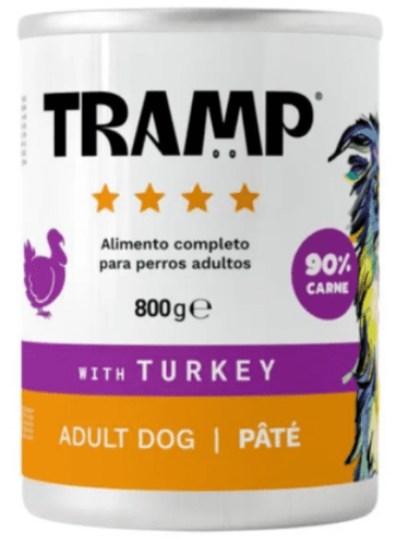  Tramp pašteta za odrasle pse s puranom, 6 x 800 g
