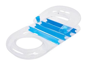 SUN CLUB madrac na napuhavanje s naslonom za leđa, plavi