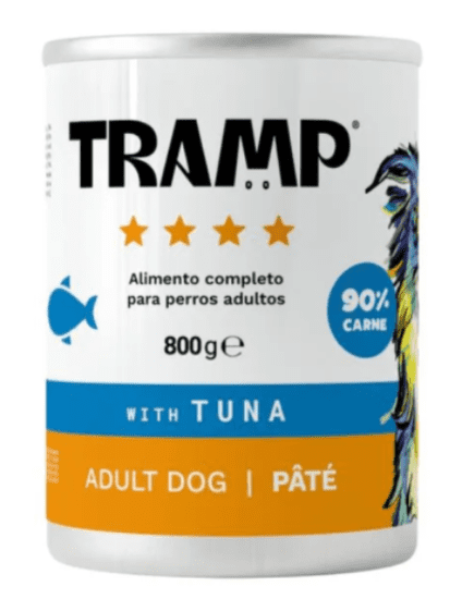 Tramp Pašteta za odrasle pse s tunom, 6 x 800 g
