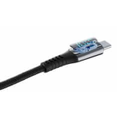CellularLine USB-C na USB-C kabel, 5A, digitalni zaslon, 2 m (USBDATADISC2CTAB2K)