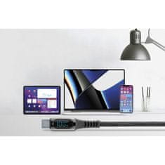 CellularLine USB-C na USB-C kabel, 5A, digitalni zaslon, 2 m (USBDATADISC2CTAB2K)