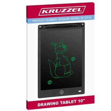 slomart Grafička tablica za crtanje KRUZZEL 10", crna