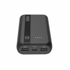 CellularLine Prijenosna baterija početnog tipa, 10000mAh, crna (PBENTRY10000K)