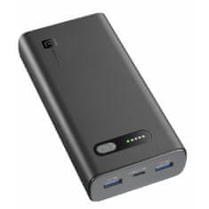CellularLine Brza prijenosna baterija, 20000mAh, crna (PBFAST01PD20000K)