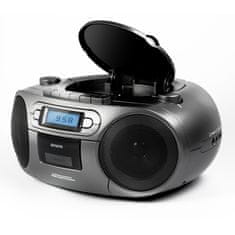 AIWA prijenosni radio CD/MP3/USB/BT/Kasetofon - Boombox s FM PLL BBTC-550MG