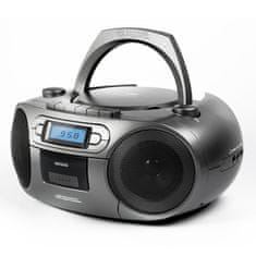 AIWA prijenosni radio CD/MP3/USB/BT/Kasetofon - Boombox s FM PLL BBTC-550MG