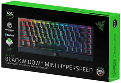 Razer BlackWidow V3 Mini HyperSpeed Green Switch – US, Tipkovnica