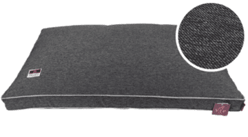 Tramp Antibakterijski krevet za pse, crni, 118 x 72 cm