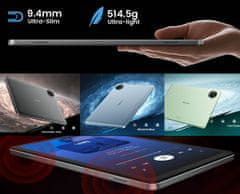 Blackview TAB 20 WIFI tablet, Gemini AI, 4GB + 64GB, IPS HD+, Android, GPS, +maska, sivi