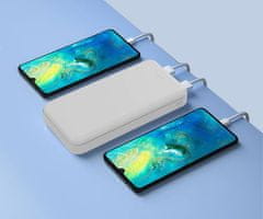 Platinet PMPB20SET 3u1 set powerbank + adapter 20W + kabel 100cm, 20.000mAh, PD, crna