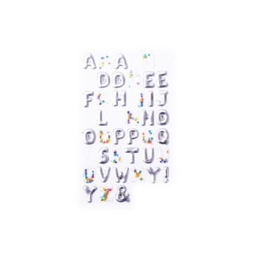 Aga4Kids Samoljepljiva slova DS8101SP