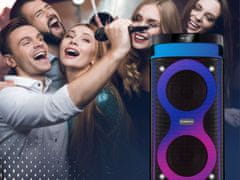 Manta SPK0601B100 Argos prijenosni karaoke zvučnik, BT, RGB LED, 100 W