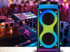 Manta SPK0601B100 Argos prijenosni karaoke zvučnik, BT, RGB LED, 100 W
