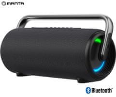 Manta SPK325 NYX Prijenosni Boombox zvučnik, BT 5.3, 80W, TWS, RGB LED, IPX4